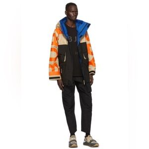 Burberry Parkhurst Logo parka jacket size S